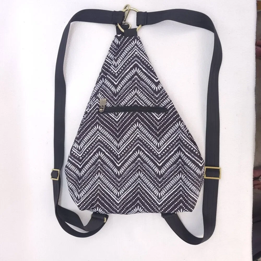 Black Butterfly Womens Bohemian Casual Fashion Backpack Zip Adjustable Strap - Picture 2 of 11
